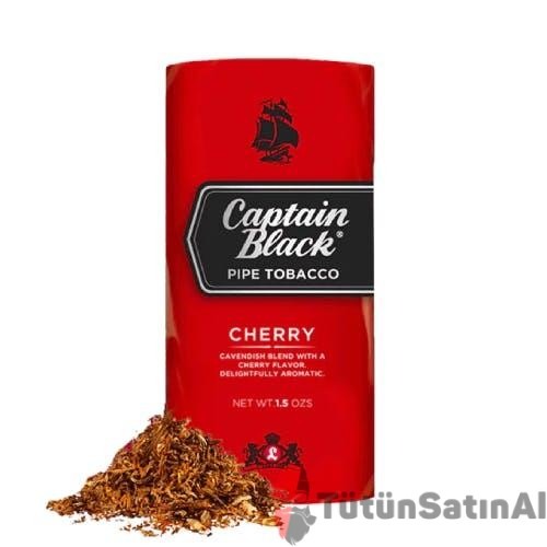 Captain Black Cherry (Vişne) Pipo Tütünü – Aromatic Black Cavendish 1 Captain Black Cherry (Vişne) İthal Pipo Tütünü – Aromatic Black Cavendish ile Dü... tütün ürün görseli