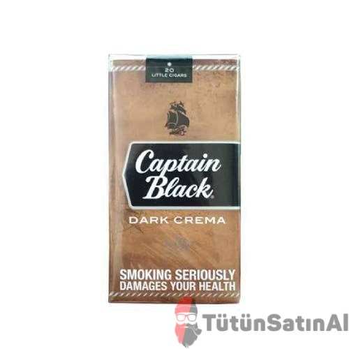 Captain Black Dark Crema 20'li Sigara 1 Captain Black Dark Crema Satın al (Koyu Krema) Sigara sigara ürün görseli