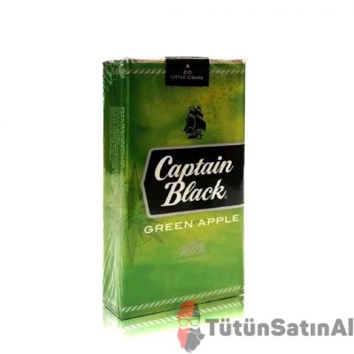 Captain Black Green Apple 20'li Sigara 1 Captain Black Green Apple – Yeşil Elma 20’li Sigara sigara ürün görseli