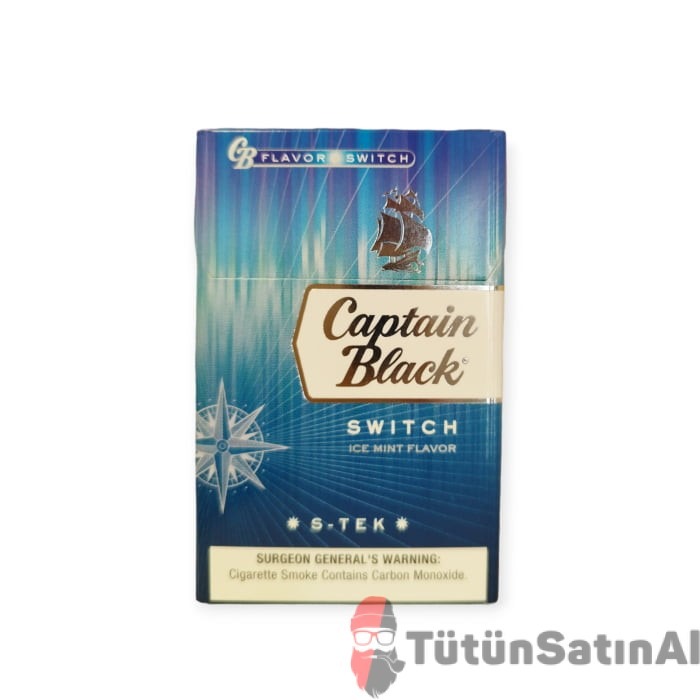 Captain Black Switch İce Mint Slim Flavor Mentollü Sigara 1 Captain Black Switch İce Mint Slim Flavor Mentollü Sigara sigara ürün görseli