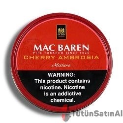 Mac Baren Cherry Ambrosia ( kiraz-vişne Aromalı) Pipo Tütünü