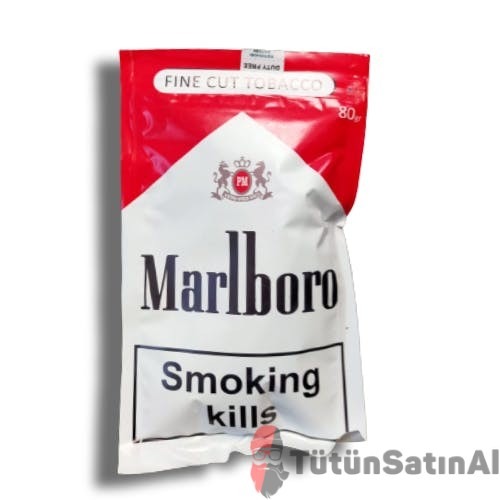 Marlboro Red 80 gr İthal Sigara Sarma Tütünü 1 Marlboro Red 80 gr İthal Sigara Sarma Tütünü