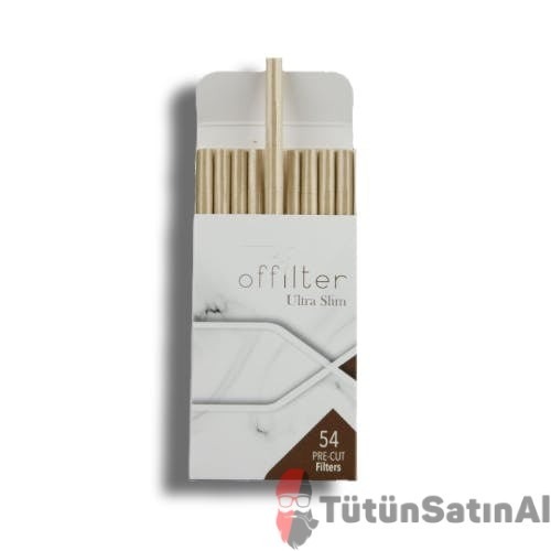 Offilter 5,7 mm Organik Filtre 54'lü 1 Offilter 5,7 mm Organik Filtre 54'lü