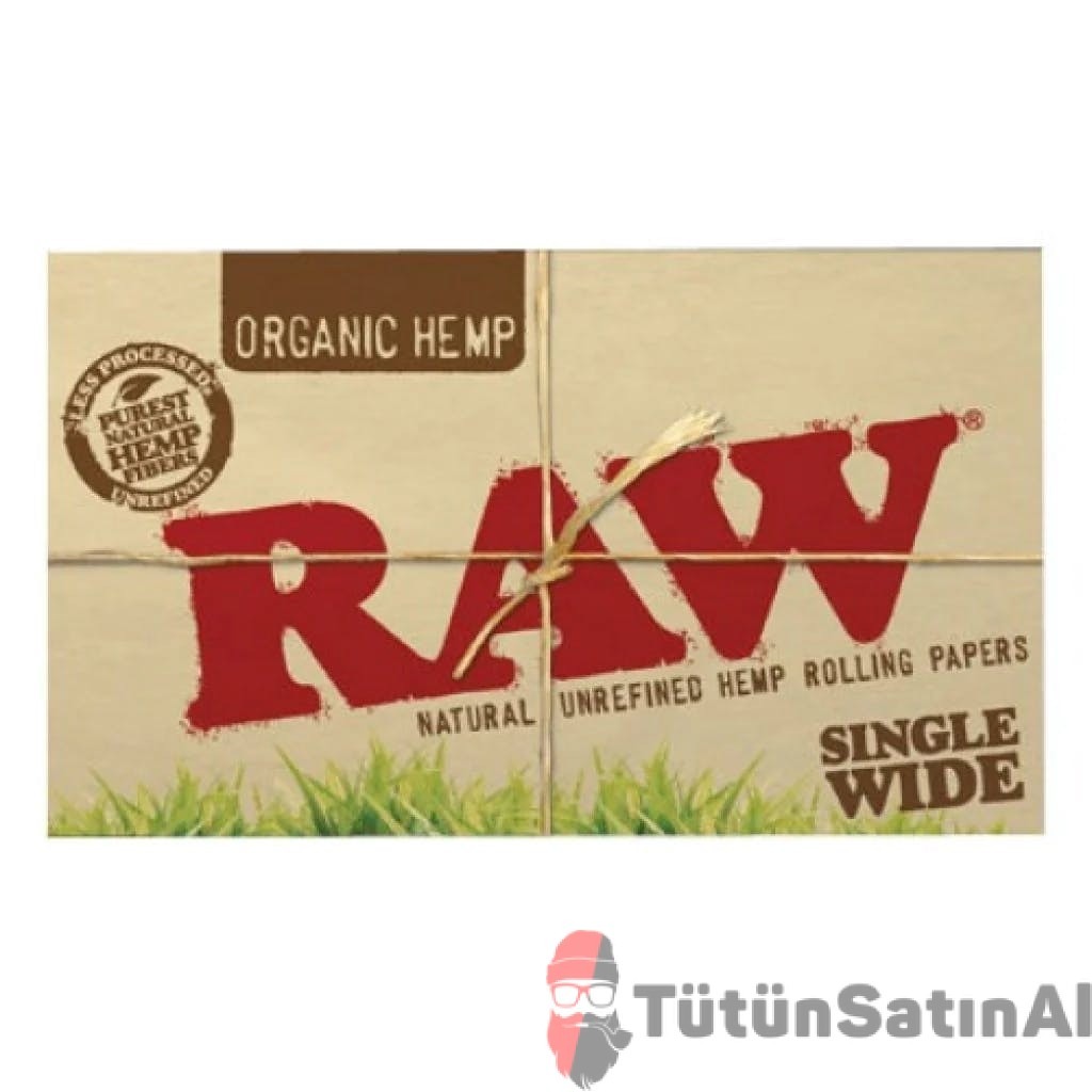 Raw Organic Single Wide Duble (100 Adet) 1 Raw Organic Single Wide Duble (100 Adet)