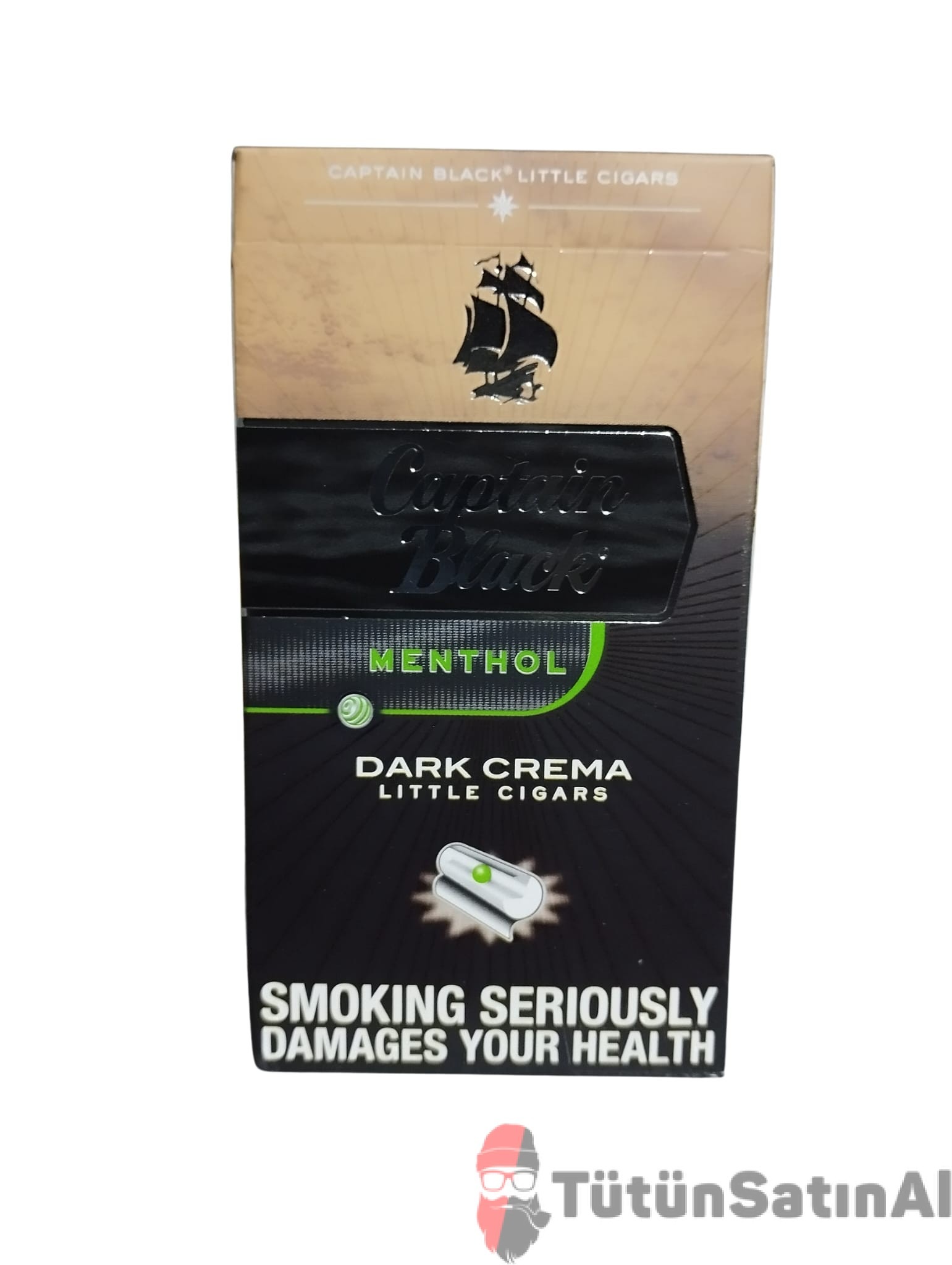 Captain Black Menthol Sigara – Ferahlatıcı Mentol 1 Captain Black Menthol Sigara - Mentollü sigara sigara ürün görseli