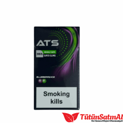 ATS 365 Double Caps Super Slims Blueberry Ice İthal Sigara