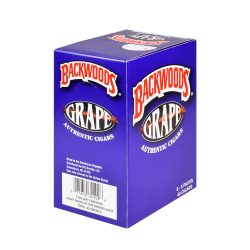 Backwoods Grape (Üzümlü) Islak Puro – 8 × 5’li Paket (40 Puro)
