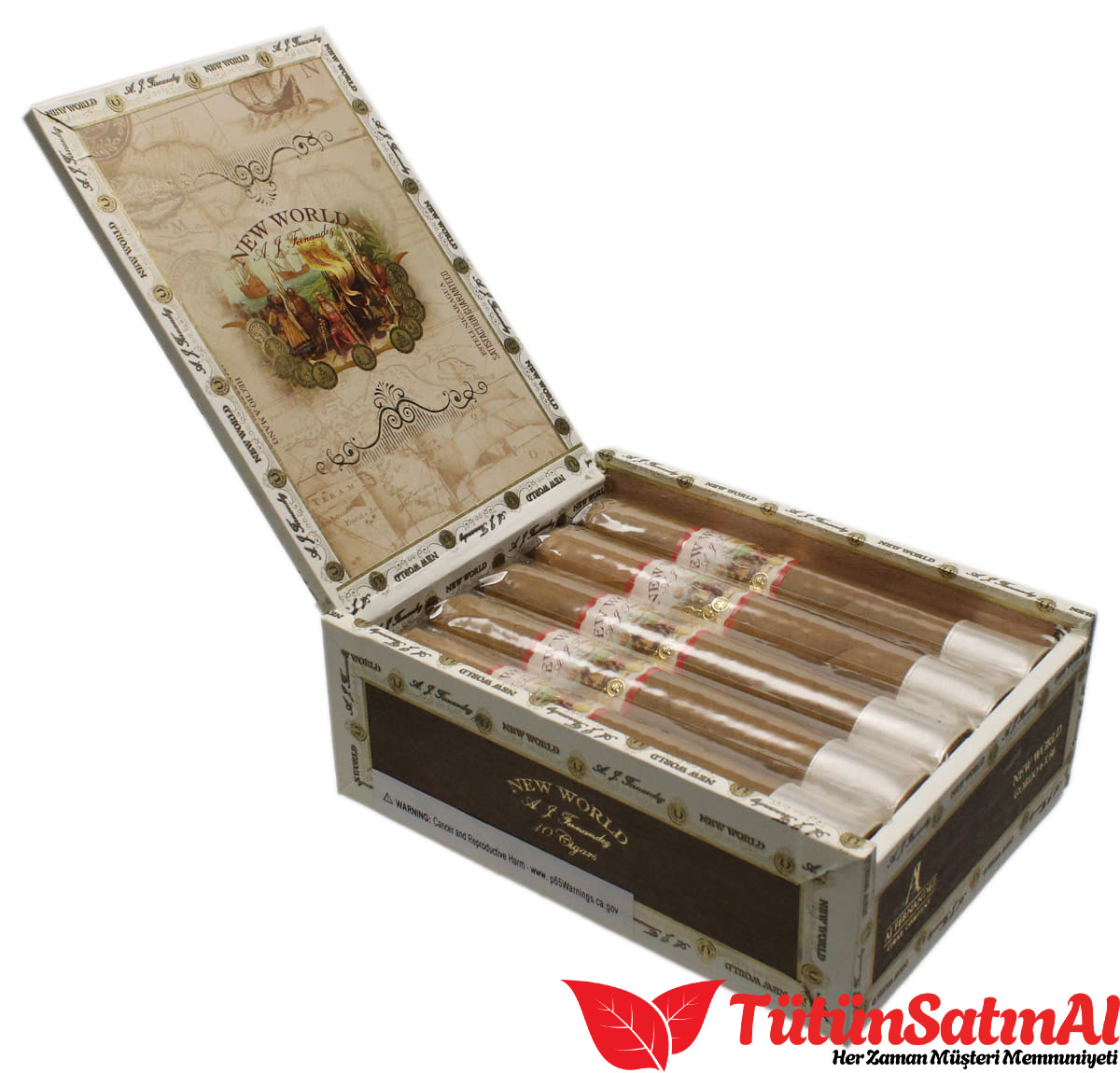 AJ Fernandez New World Connecticut Gordo 10’lu Ahşap Kutu 1 AJ Fernandez New World Connecticut Gordo 10’lu Ahşap Kutu ürün görseli