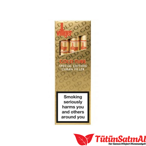 Villiger Gold Tube Special Edition Cuban Filler – 3’lü Paket ürün görseli
