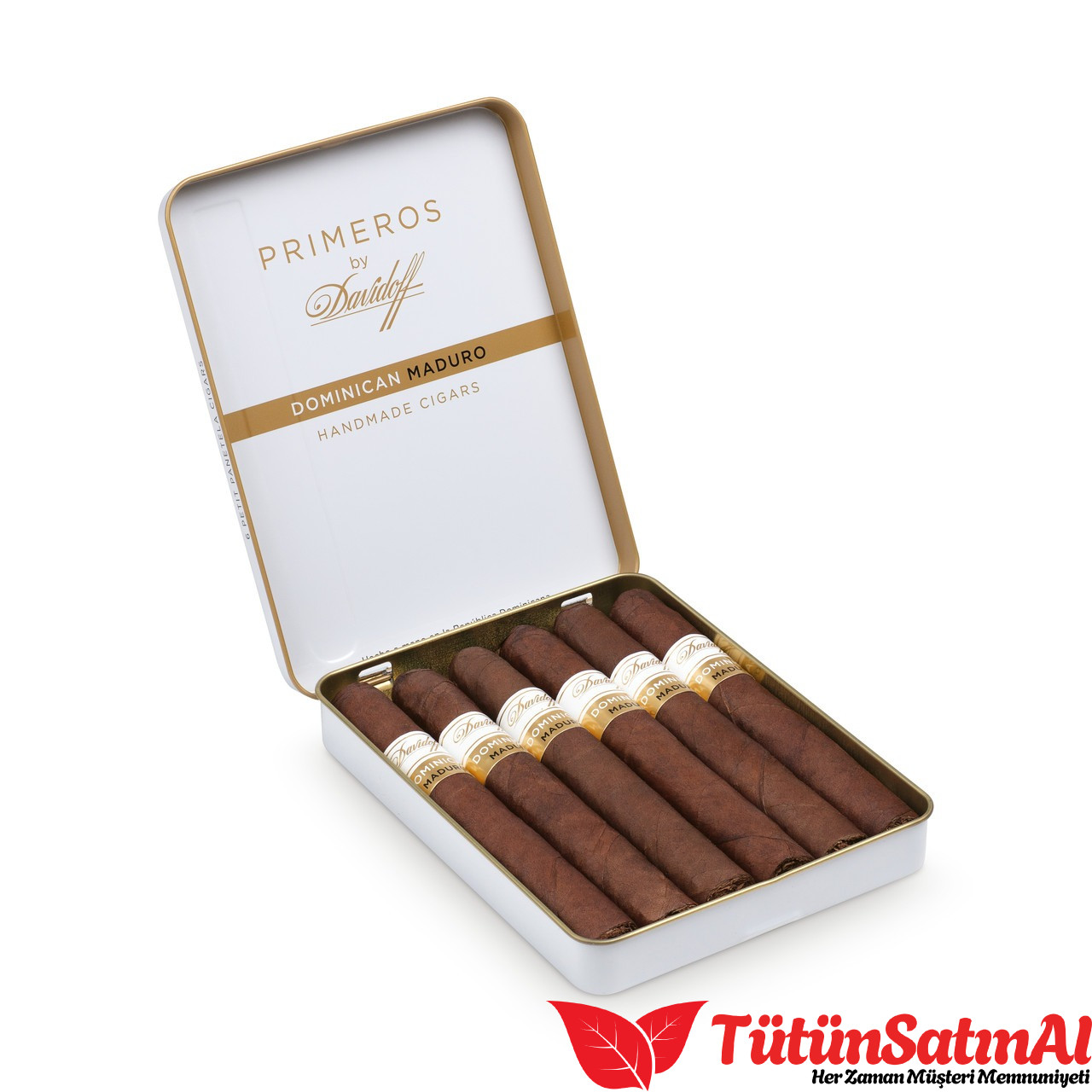 Davidoff Primeros Dominican Maduro – 6’lı Metal Kutu 1 Davidoff Primeros Dominican Maduro – 6’lı Metal Kutu ürün görseli