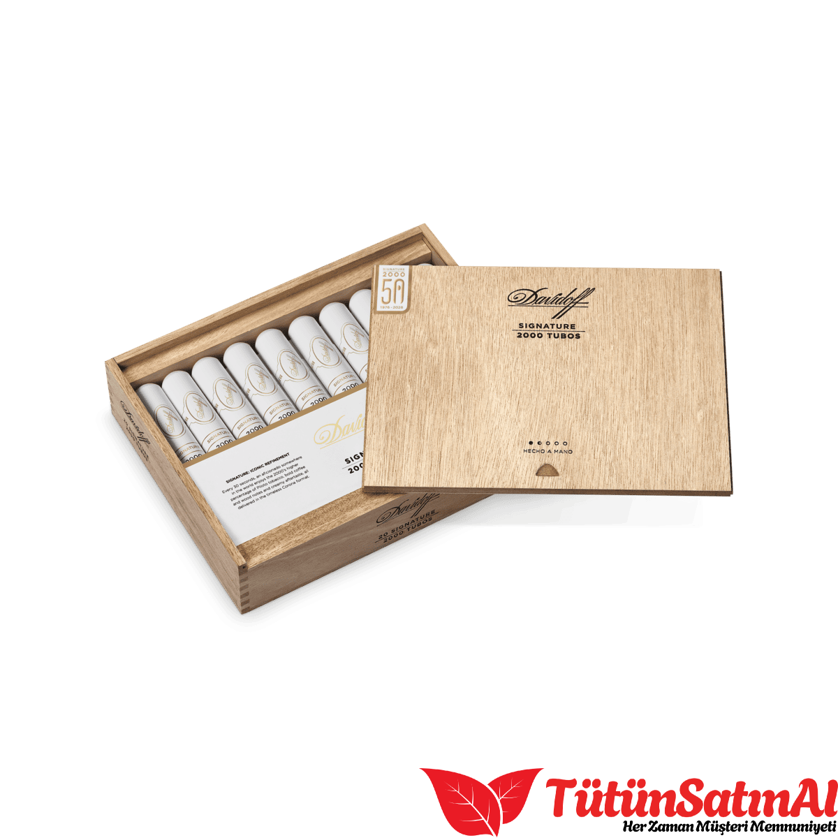 Davidoff Signature 2000 Tubos – 20’li Ahşap Kutu 1 Davidoff Signature 2000 Tubos – 20’li Ahşap Kutu ürün görseli