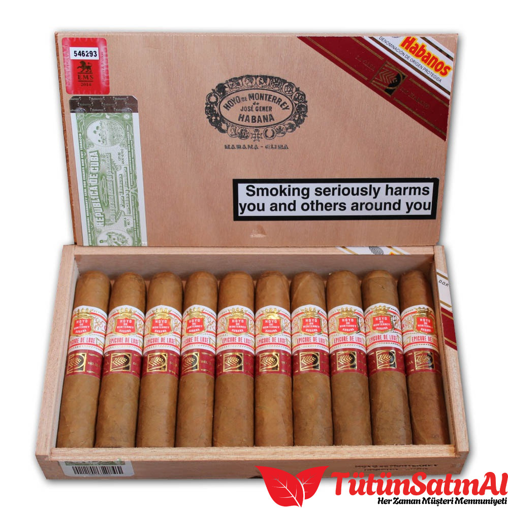 Hoyo de Monterrey Epicure de Luxe Puro – 10'lu Kutu 1 Hoyo de Monterrey Epicure de Luxe Puro – 10’lu Kutu ürün görseli