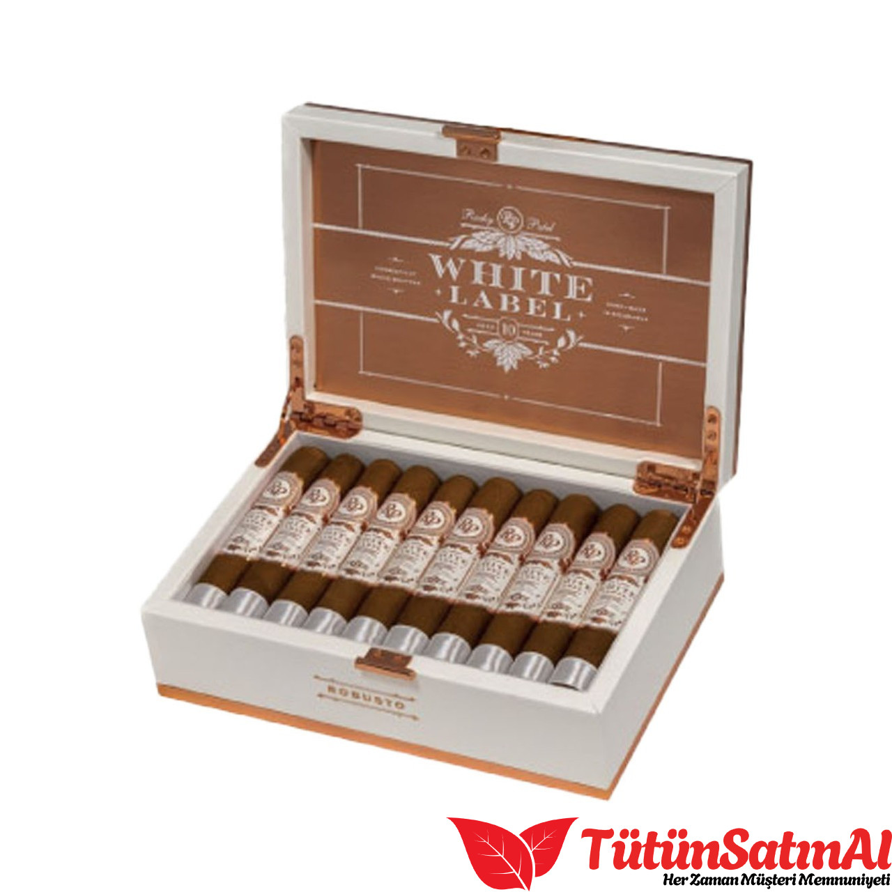 Rocky Patel White Label Robusto Puro – 20’li Kutu 1 Rocky Patel White Label Robusto Puro – 20’li Kutu ürün görseli