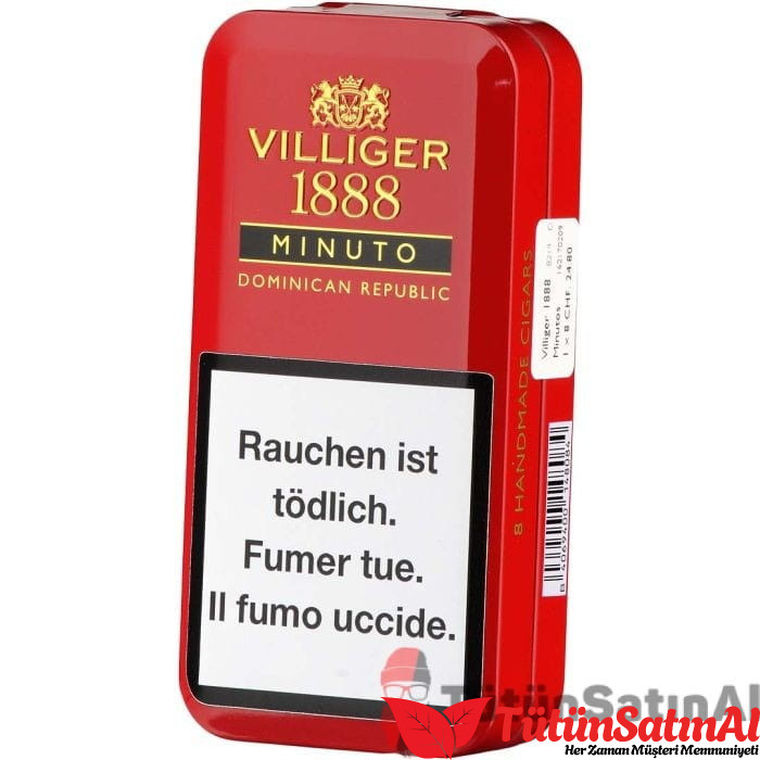 Villiger 1888 Minuto Puro – 8’li Metal Kutu 1 Villiger 1888 Minuto Puro – 8’li Metal Kutu ürün görseli