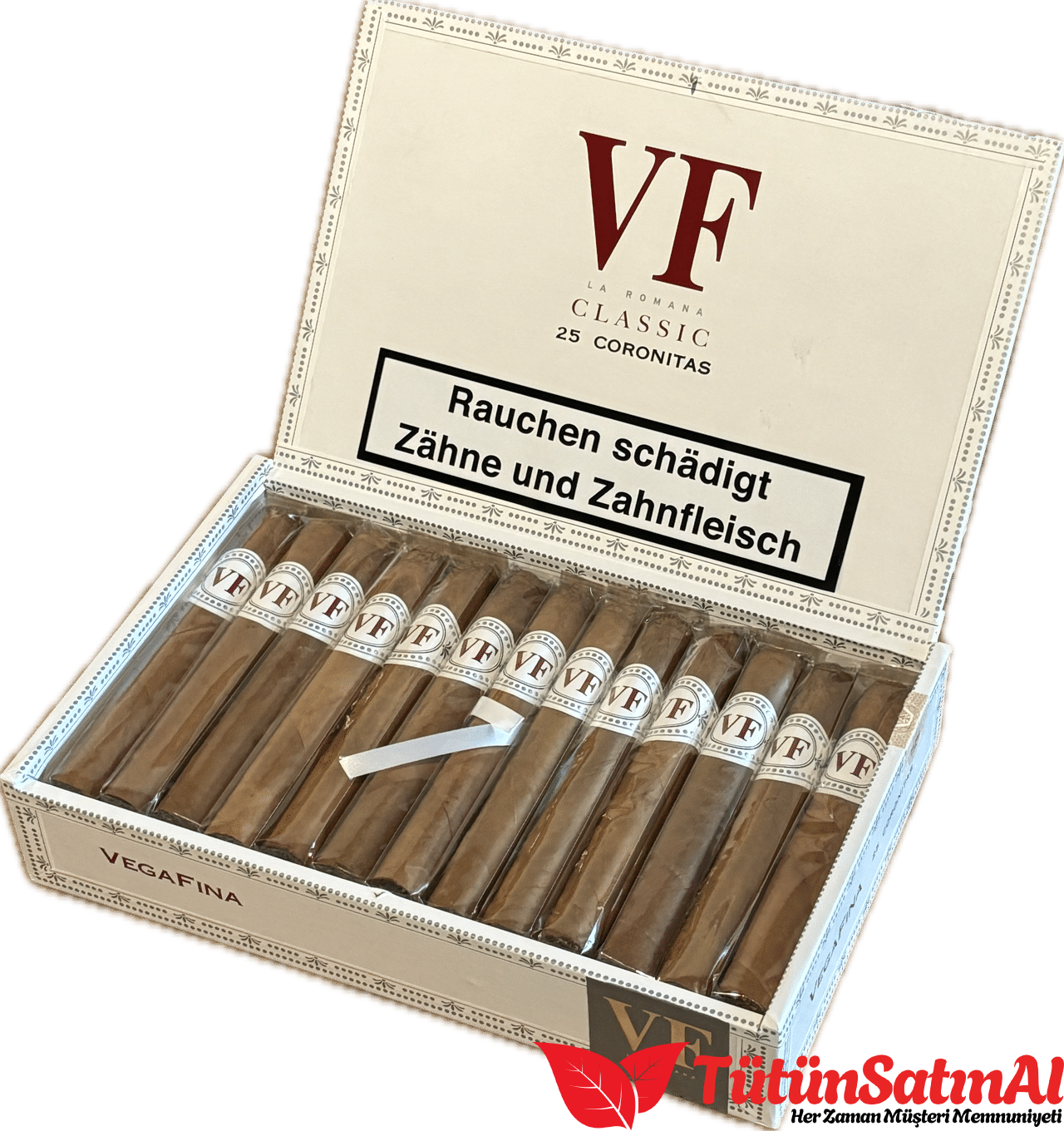 VegaFina Classic Coronita Puro – 25'li Kutu 1 VegaFina Classic Coronita Puro – 25’li Kutu ürün görseli