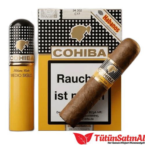 Cohiba Medio Siglo Tubos 3’lü Dominic ürün görseli
