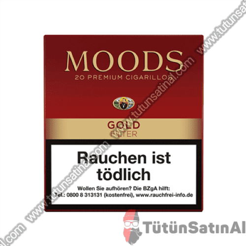 Dannemann Moods Gold Filter 20’li İthal Paket Sigarillo ürün görseli