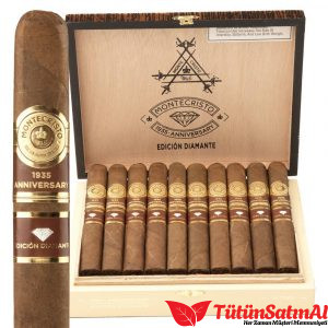Montecristo 1935 Anniversary Edición Diamante Toro Puro – 10’lu Ahşap Kutu ürün görseli