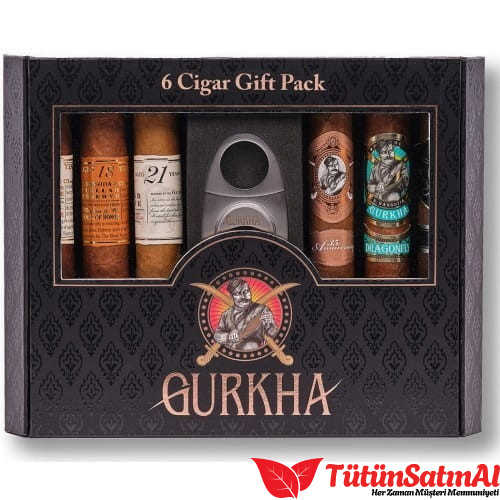 Gurkha 6 Cigar Gift Pack Limited Edition – 6’lı Hediye Kutusu ürün görseli