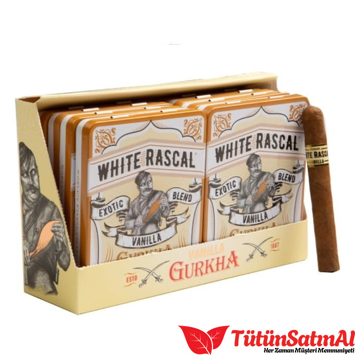 Gurkha Café Tabac White Rascal Vanilla Petite Puro – 6'lı Teneke Kutu 2 Gurkha Café Tabac White Rascal Vanilla Petite Puro – 6’lı Teneke Kutu ürün görseli