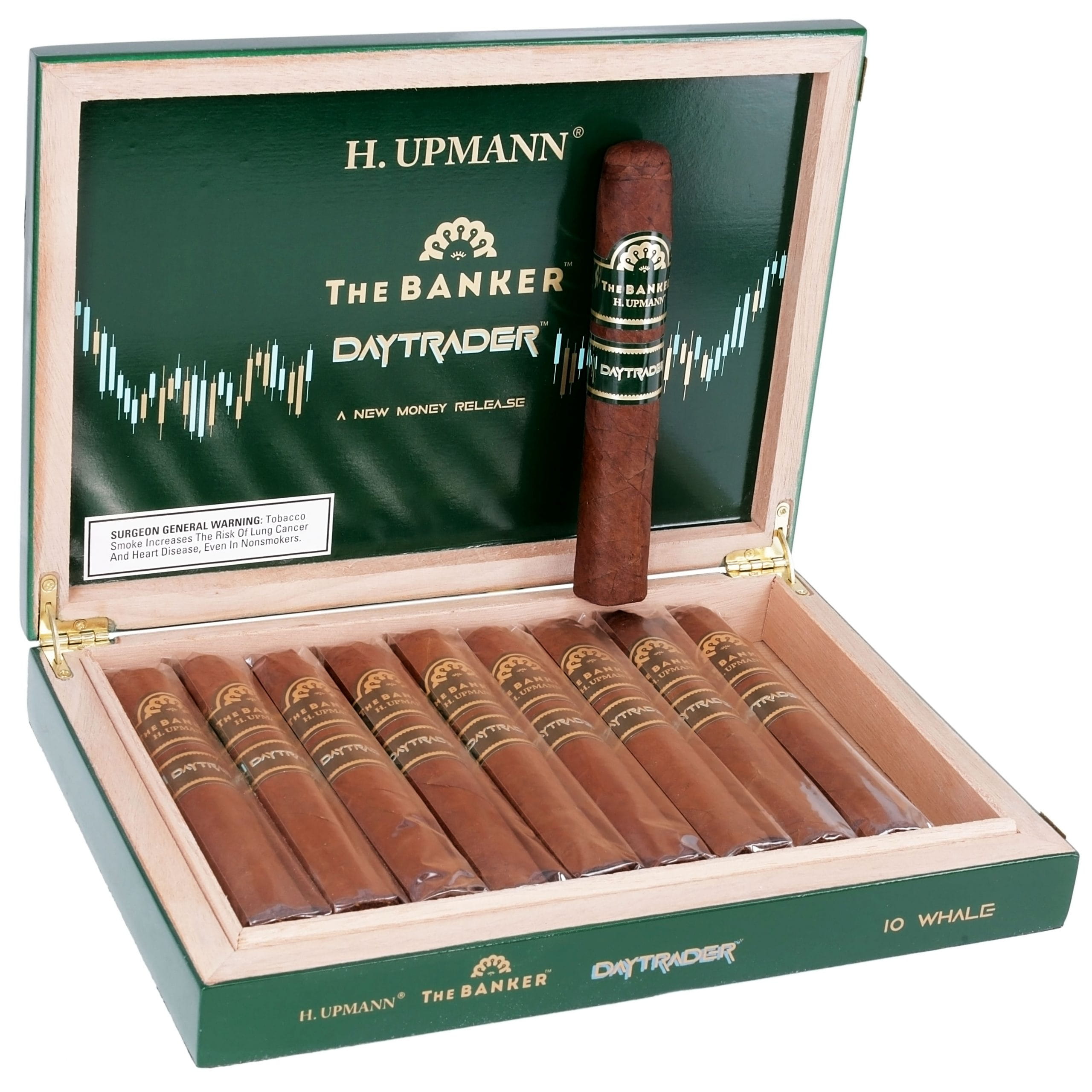 H. Upmann The Banker Daytrader Whale Puro – 10'lu Kutu 1 H. Upmann The Banker Daytrader Whale Puro – 10’lu Kutu ürün görseli
