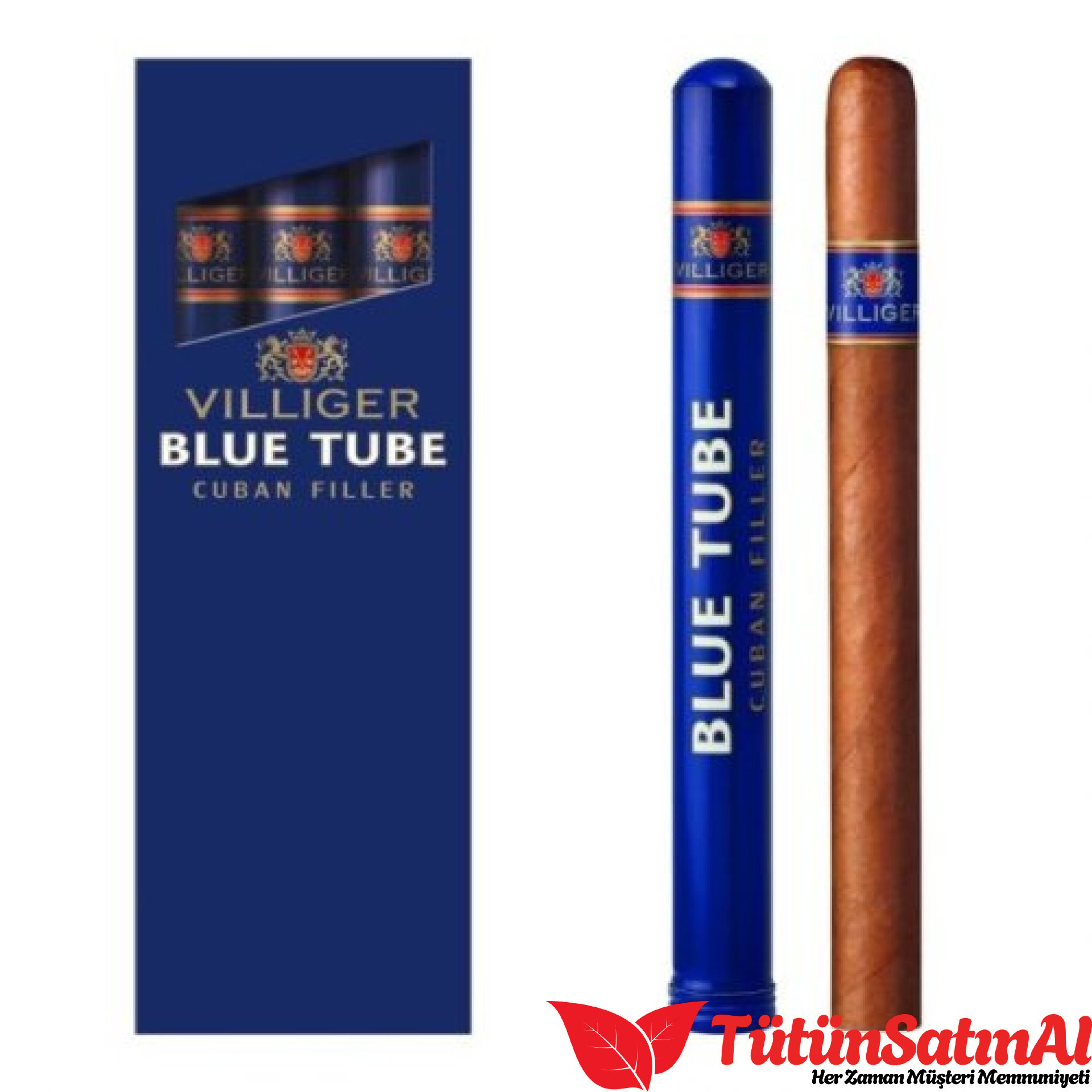 Villiger Blue Tube Cuban Filler – 3’lü Paket 1 Villiger Blue Tube Cuban Filler – 3’lü Paket ürün görseli
