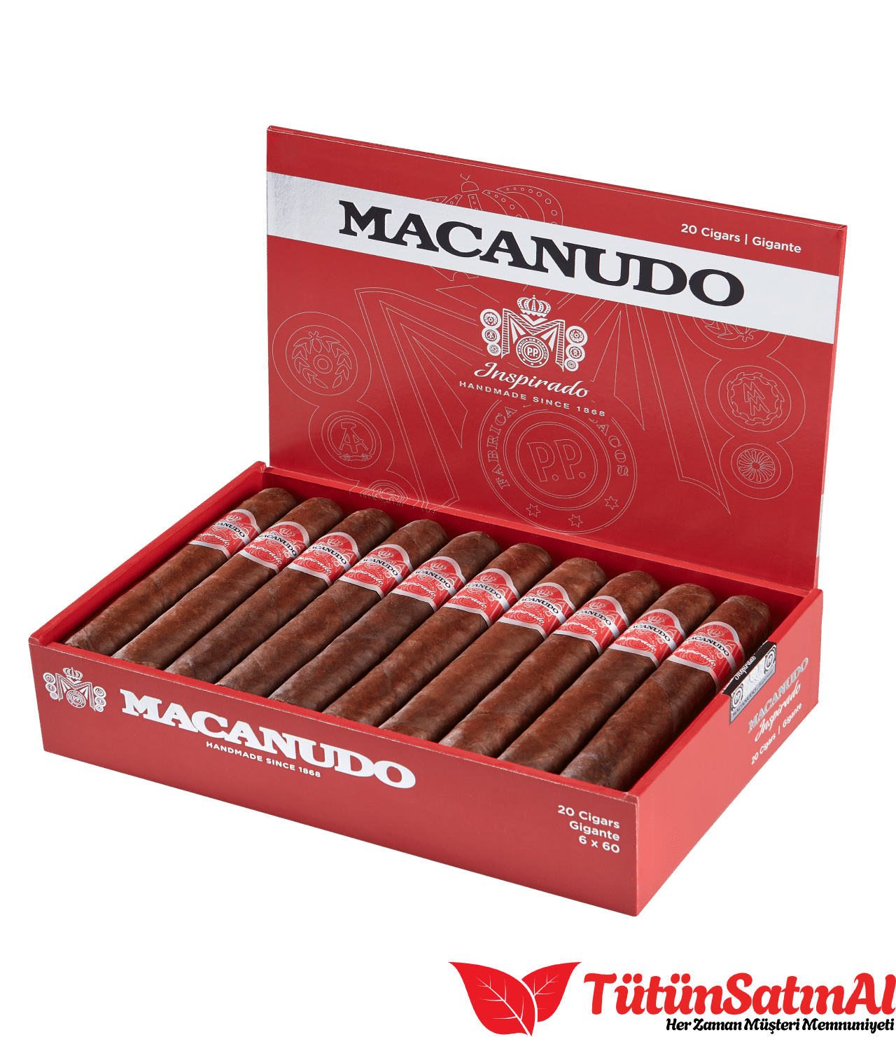Macanudo Inspirado Red Gigante Puro – 20’li Kutu 1 Macanudo Inspirado Red Gigante Puro – 20’li Kutu ürün görseli