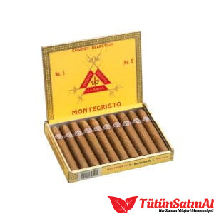 Montecristo No. 5 Puro – 10’lu Cabinet Selection Kutu ürün görseli