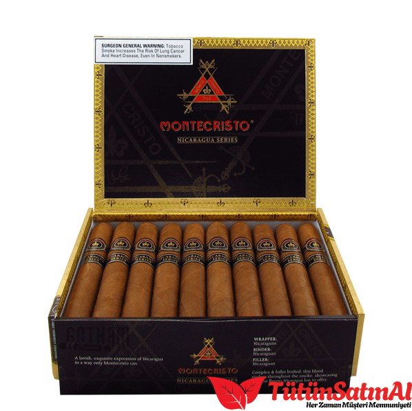 Montecristo Nicaragua Series Toro Puro – 20’li Kutu ürün görseli