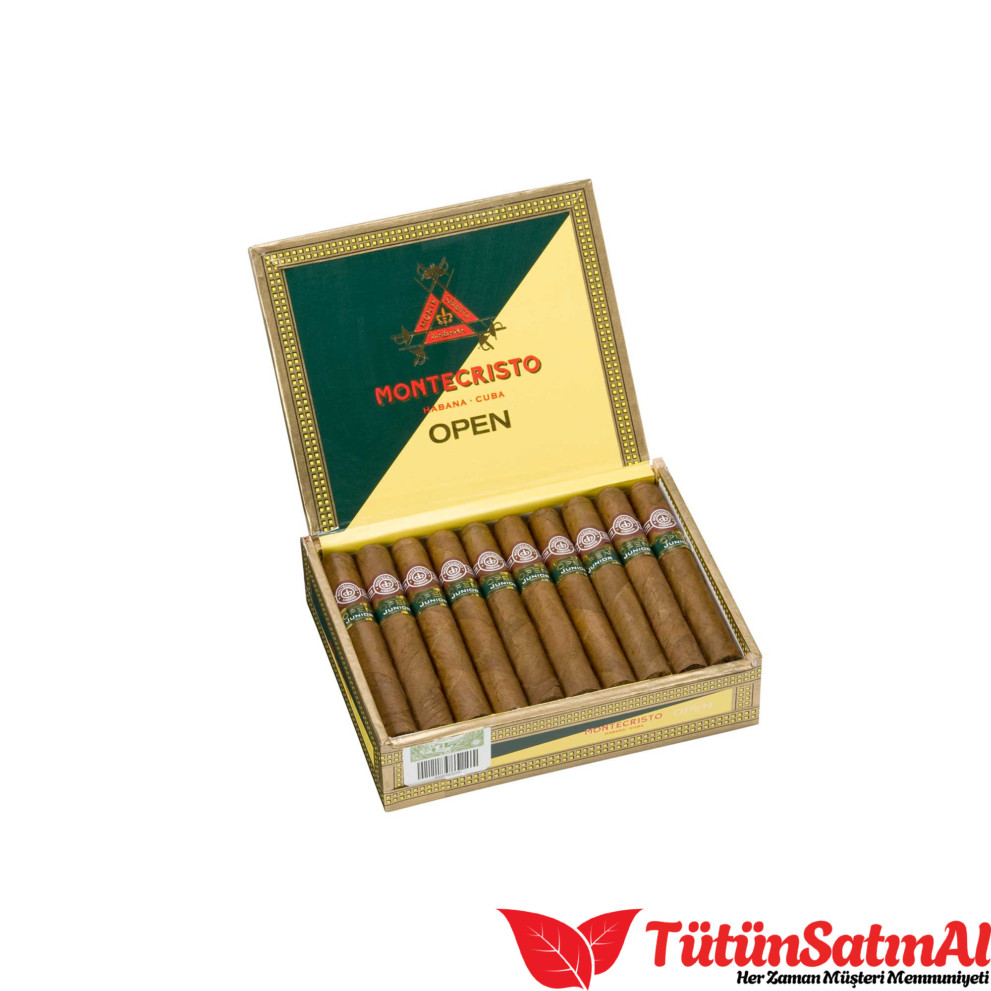 Montecristo Open Junior 20’li Ahşap Kutu 1 Montecristo Open Junior 20’li Ahşap Kutu ürün görseli