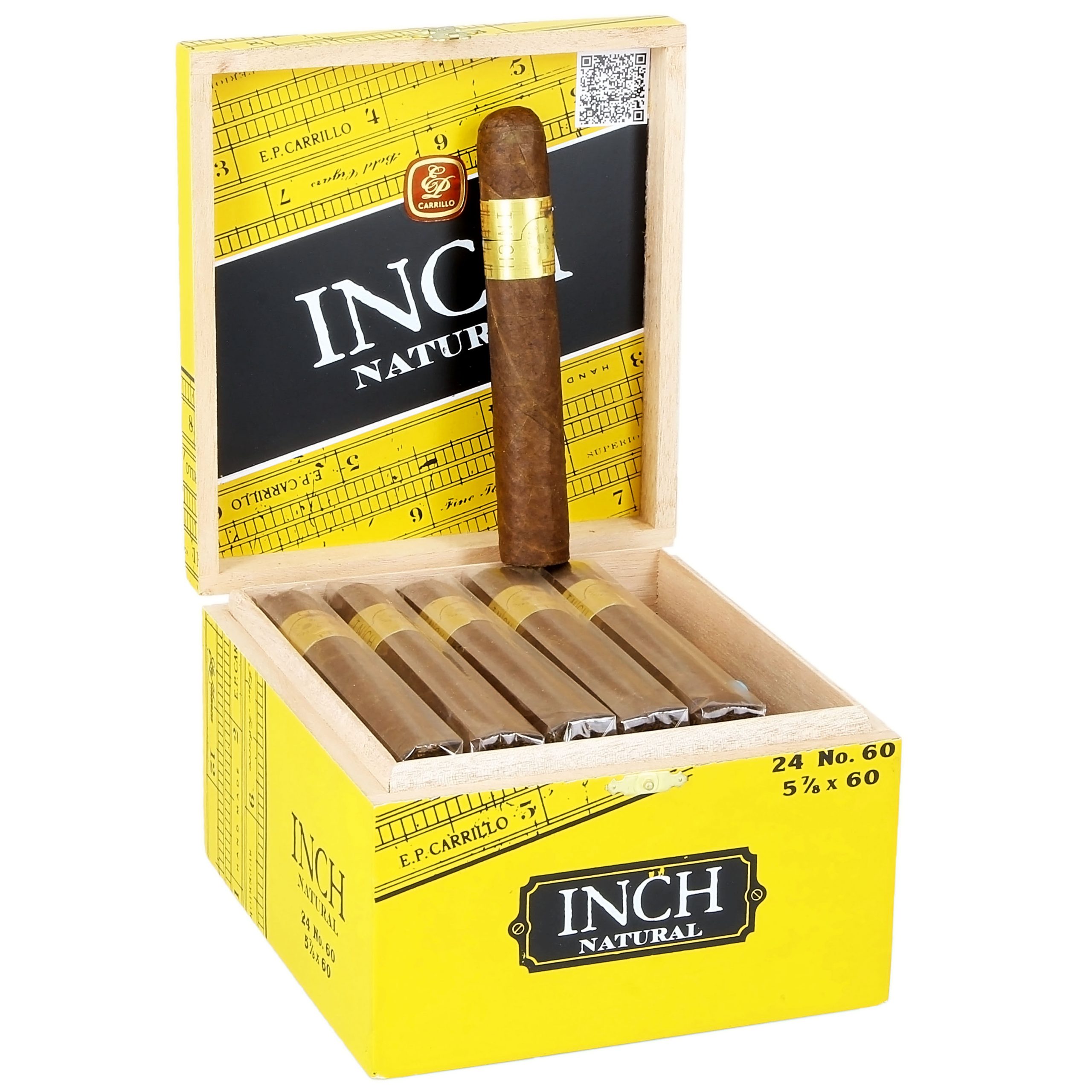 E.P. Carrillo INCH Natural No. 60 Puro – 24'lü Kutu 1 E.P. Carrillo INCH Natural No. 60 Puro – 24’lü Kutu ürün görseli