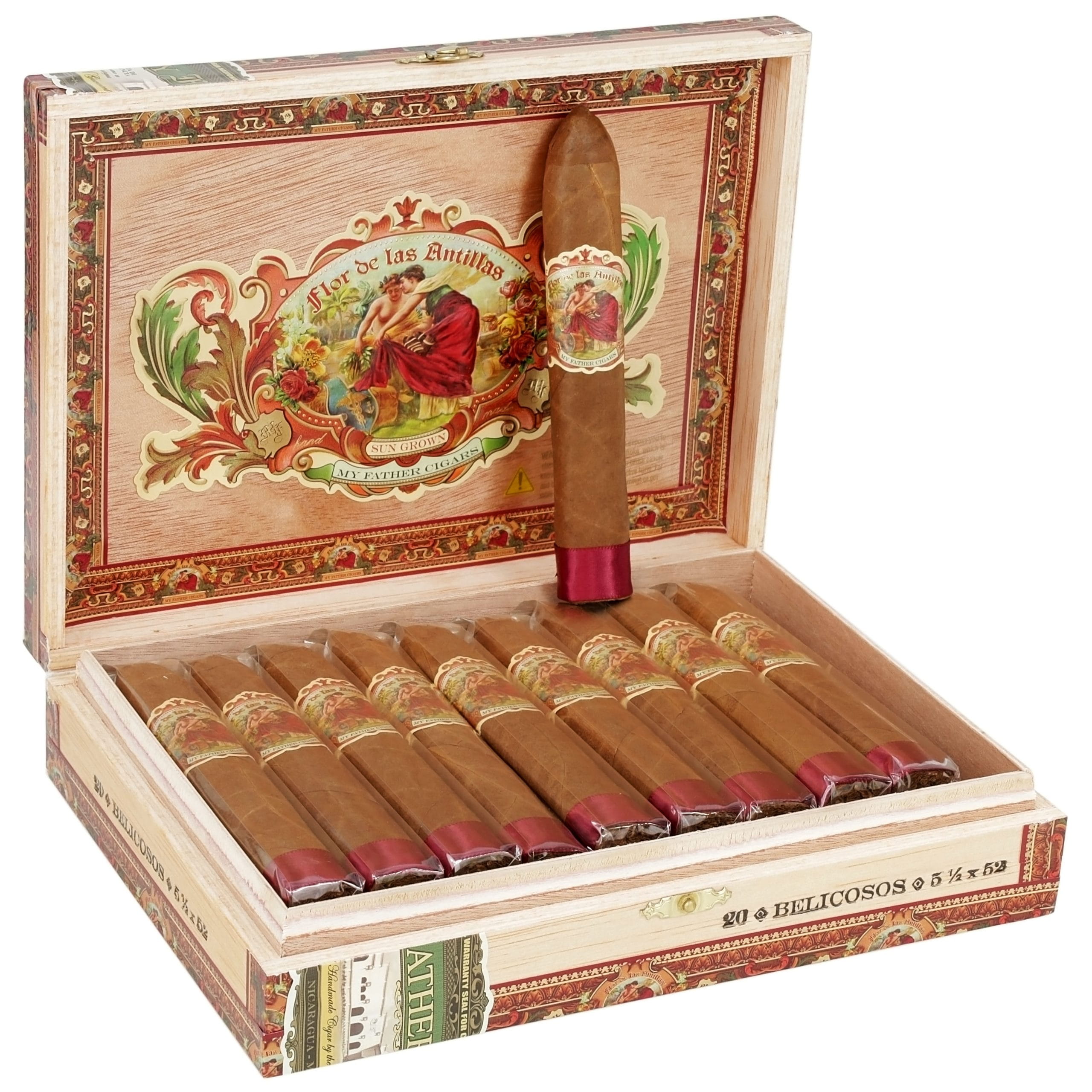 My Father Flor de las Antillas Belicoso Puro – 20'li Kutu 1 My Father Flor de las Antillas Belicoso Puro – 20’li Kutu ürün görseli