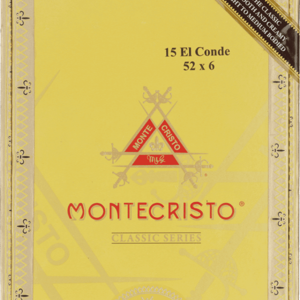 Montecristo Classic El Conde en Tubo Puro – 15’li Kutu ürün görseli