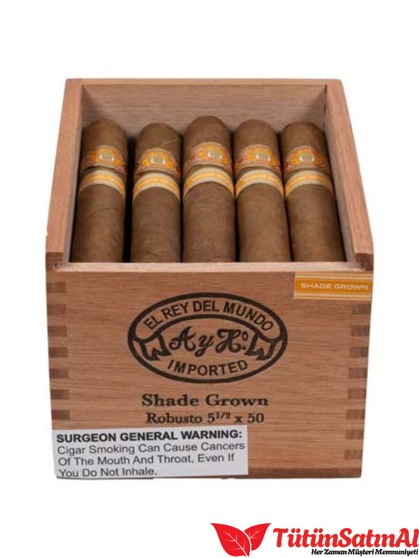 El Rey del Mundo Shade Grown Robusto Puro – 20'li Kutu 1 El Rey del Mundo Shade Grown Robusto Puro – 20’li Kutu ürün görseli