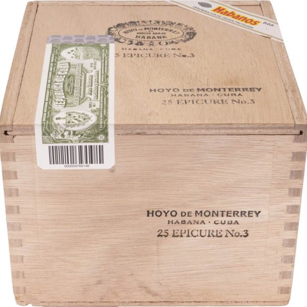 Hoyo de Monterrey Epicure No. 3 Puro – 25’li Kutu ürün görseli