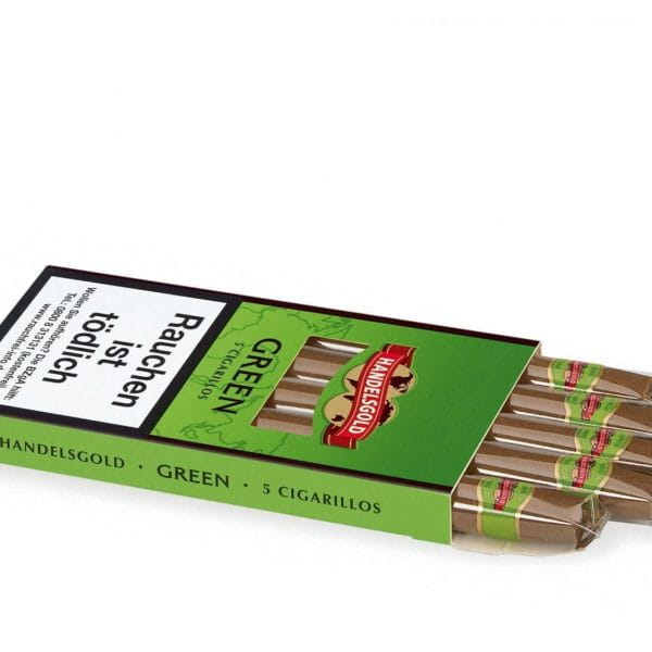 Handesgold Green – Yeşil Elma aromalı 5’li Sigarillo ürün görseli