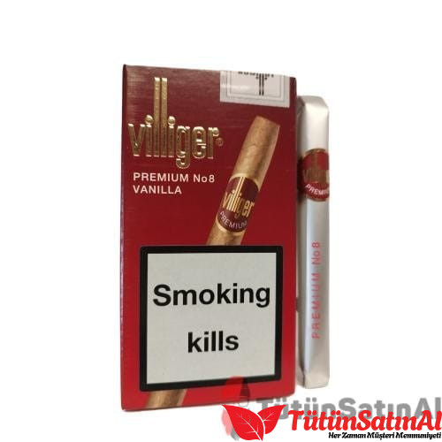Villiger Premium No. 8 Vanilla Puro – 5’li Paket 1 Villiger Premium No. 8 Vanilla Puro – 5’li Paket ürün görseli